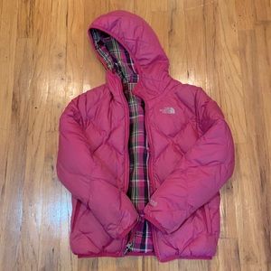 The North Face Girls Moondoggy Reversible Jacket.